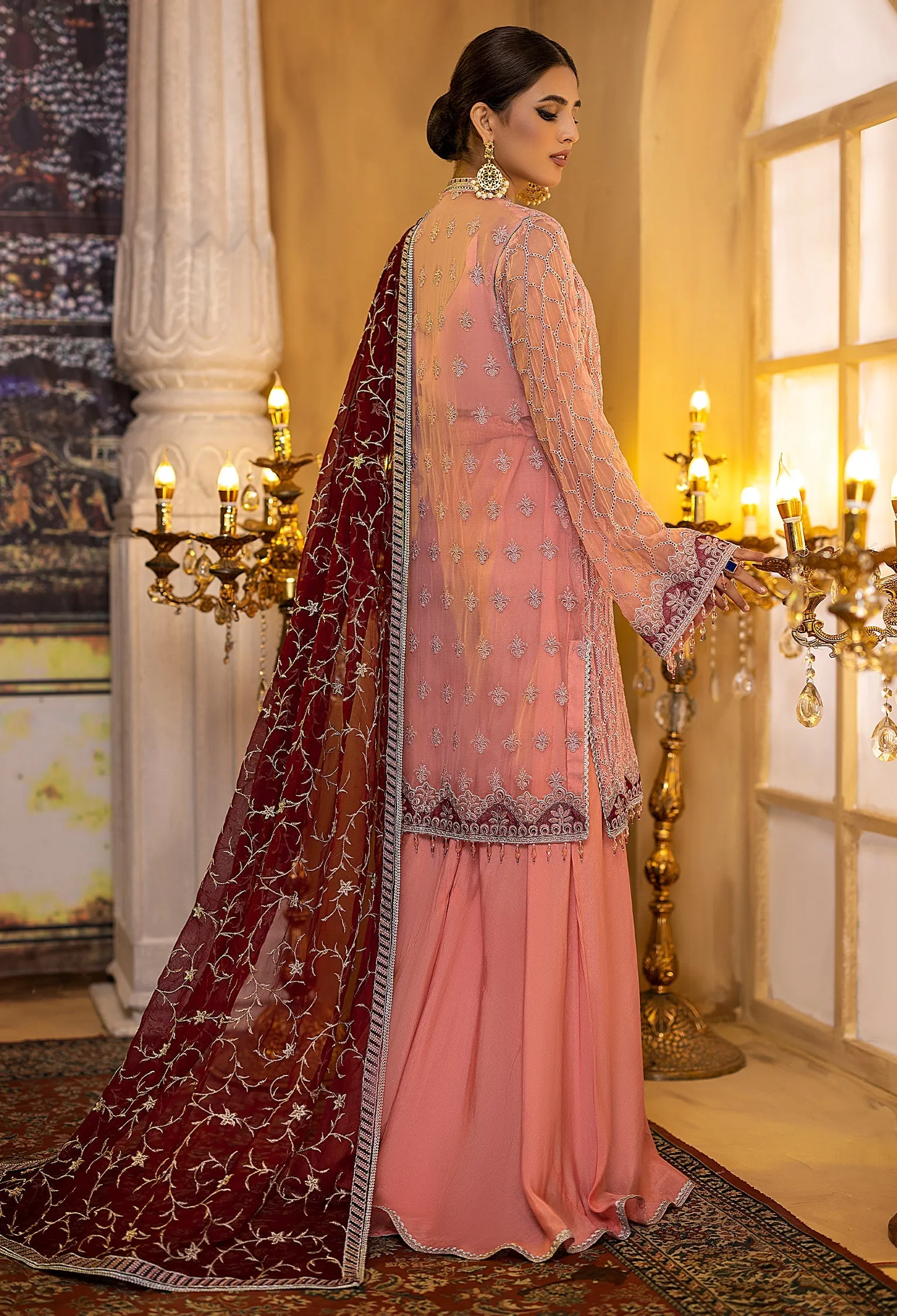 Adan's Libas Ravia Schiffli Embroidered Chiffon Collection – Ashley