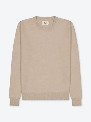 Adult Cashmere Sweater Beige