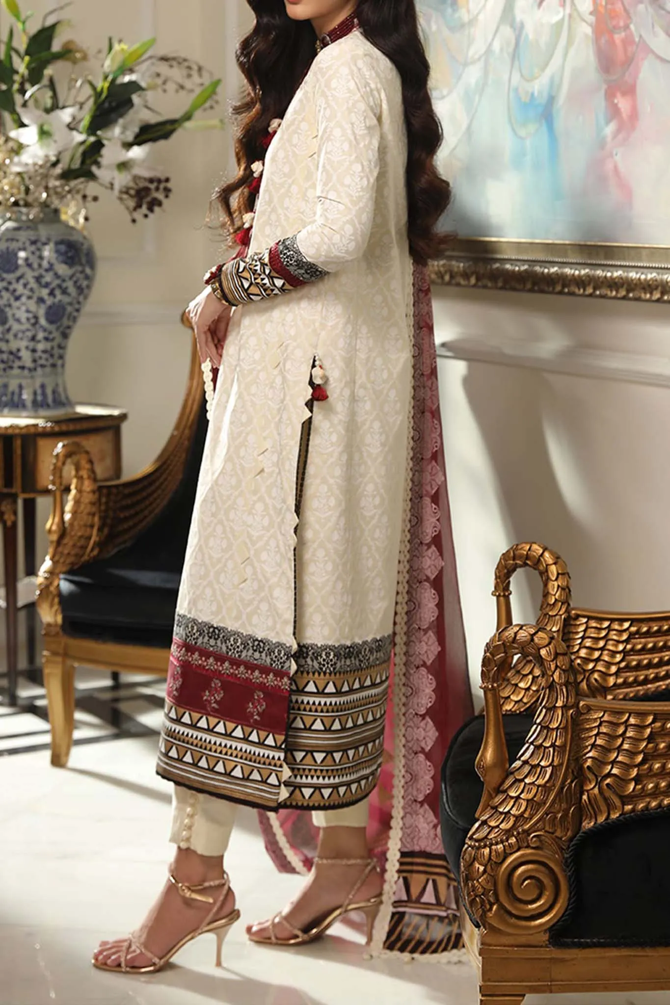 Aira by Asim Jofa Unstitched 3 Piece Eid Collection'2023-AJAI-02