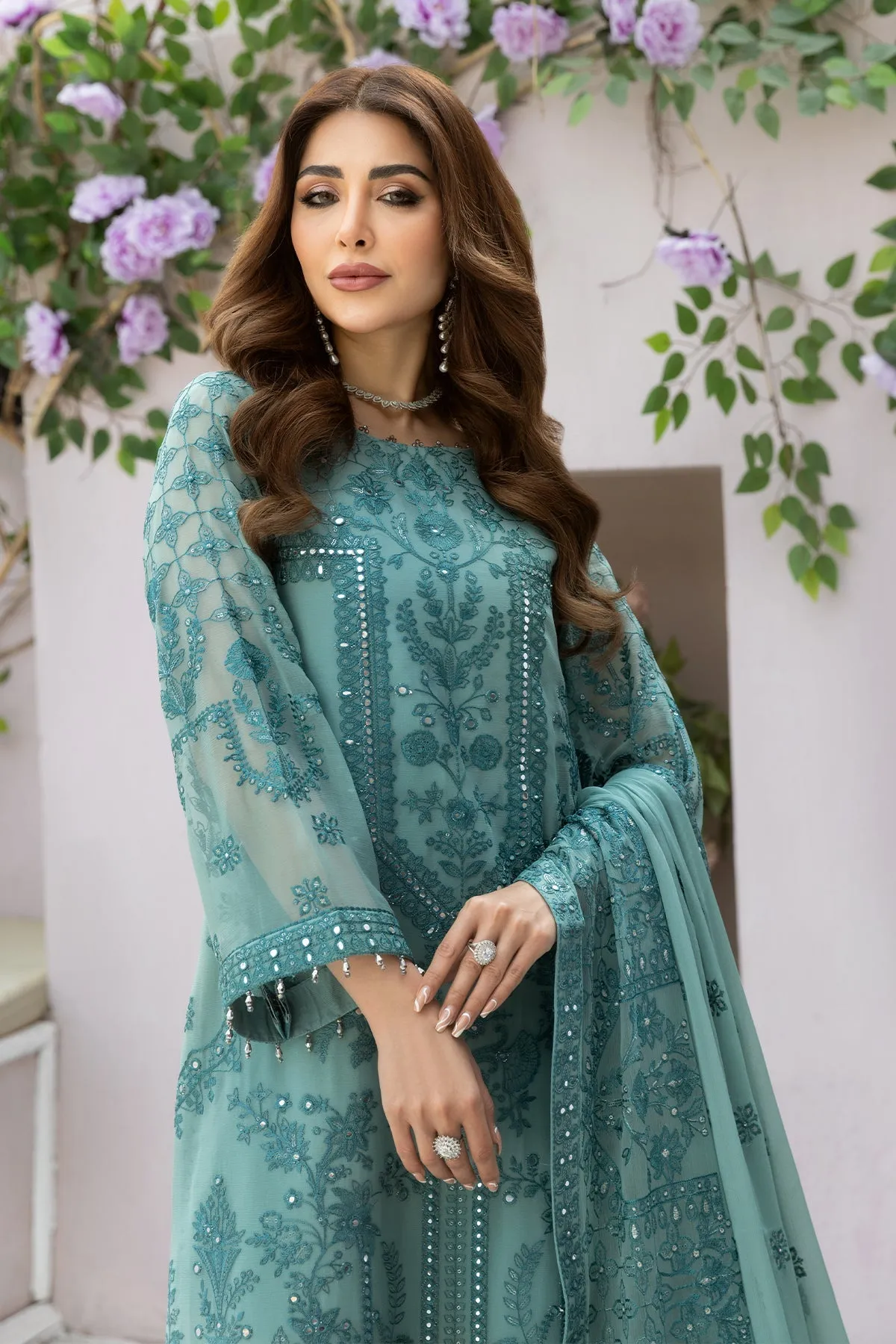 Alizeh Dhaagey Formal Collection  – Blue - V01D07