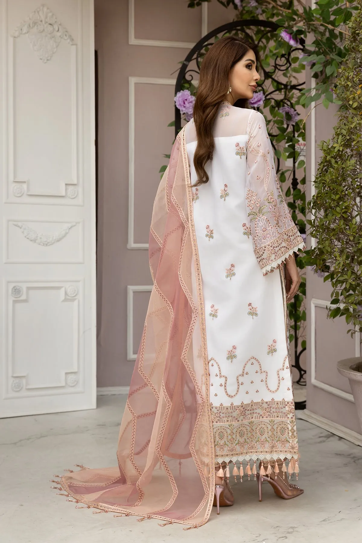 Alizeh Dhaagey Formal Collection  – White - V01D08