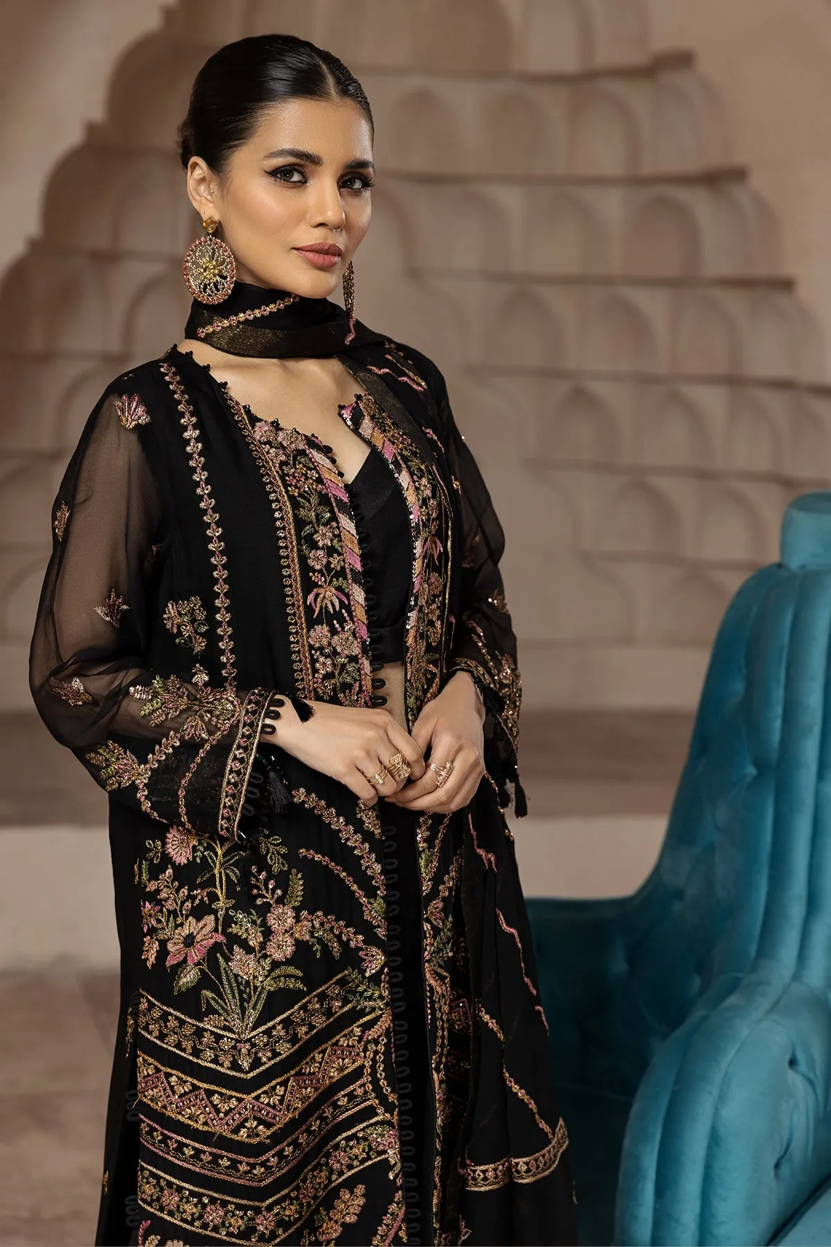 Alizeh Muhtesem Embroidered Festive Chiffon Collection – Muberra