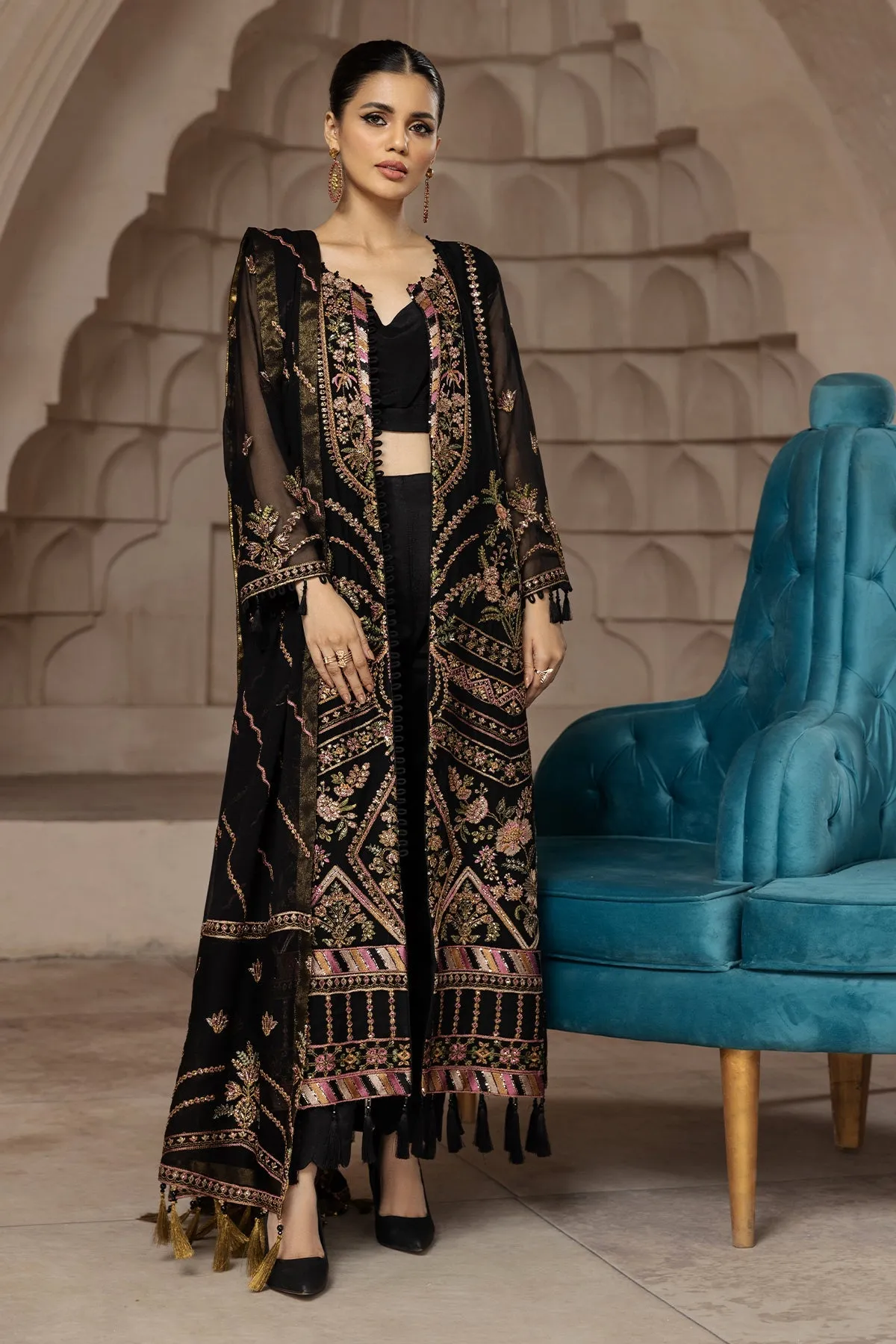 Alizeh Muhtesem Embroidered Festive Chiffon Collection – Muberra