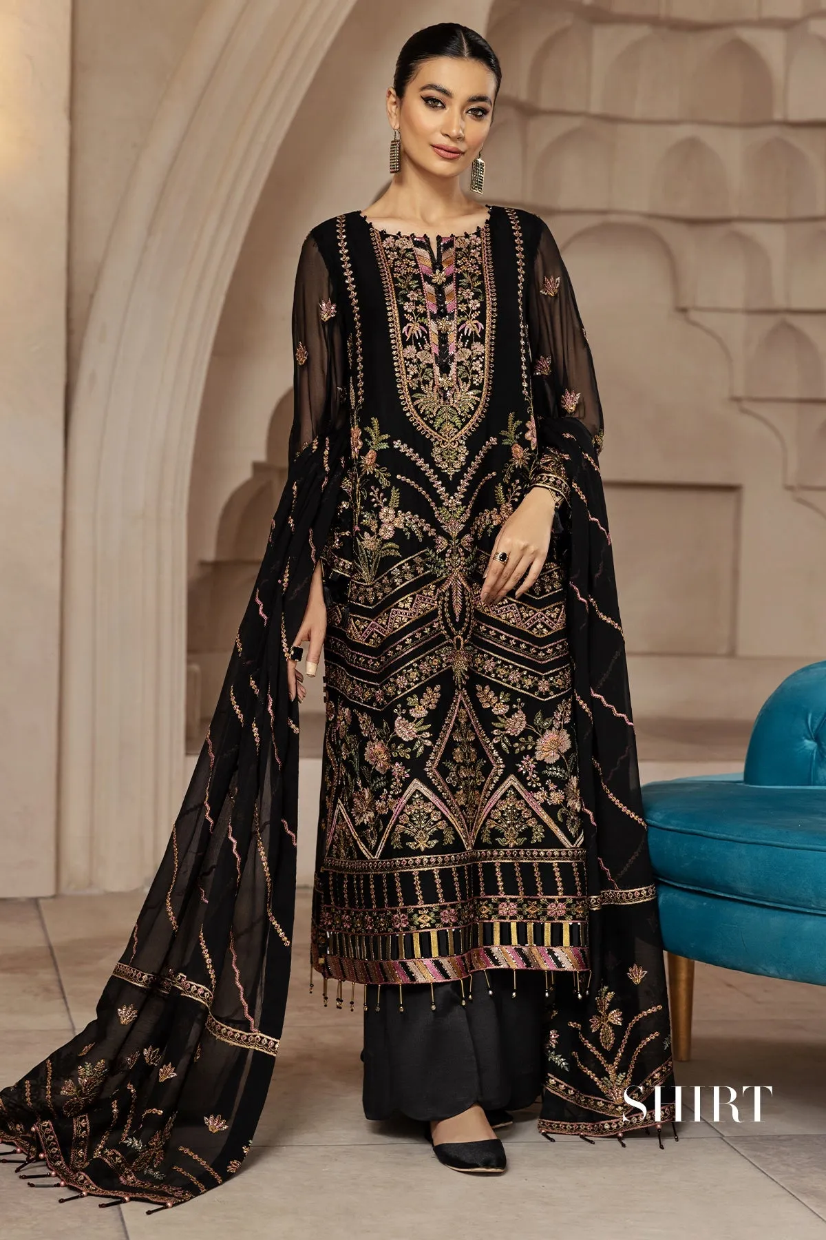 Alizeh Muhtesem Embroidered Festive Chiffon Collection – Muberra