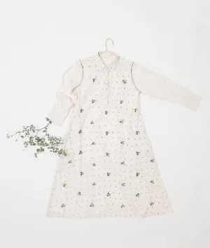 Angelina Back Pintuck Placket Kurta