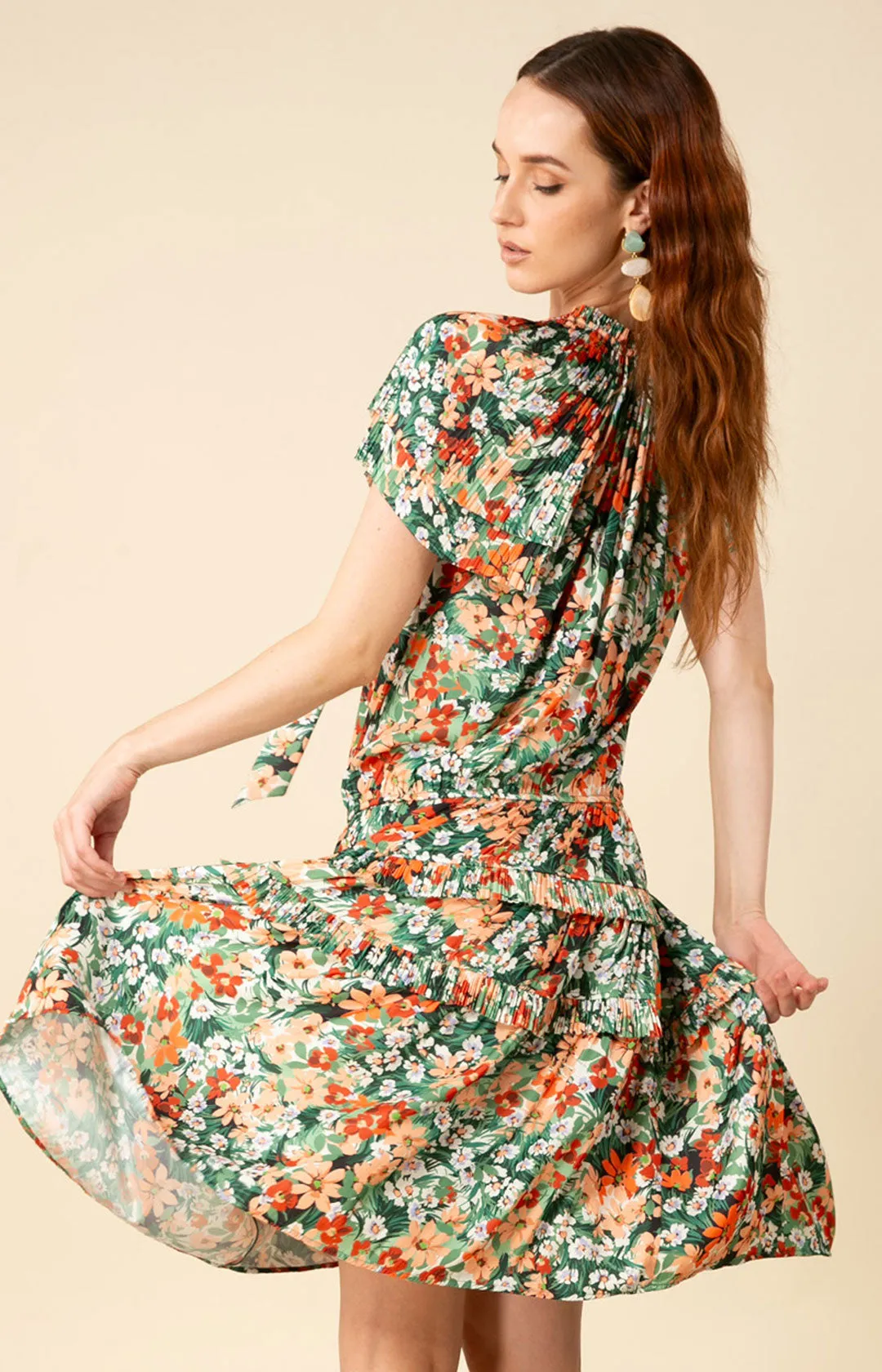 Ariyah Drop Waist Midi Dress