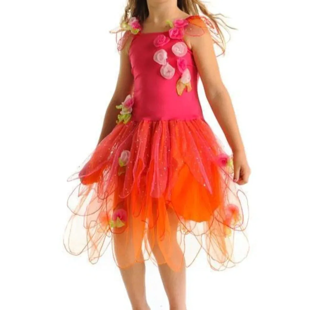Crystal Fairy Dress Hot Pink - Small