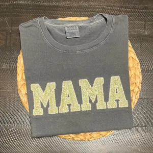 Custom Name Glitter Embroidered Applique Garment