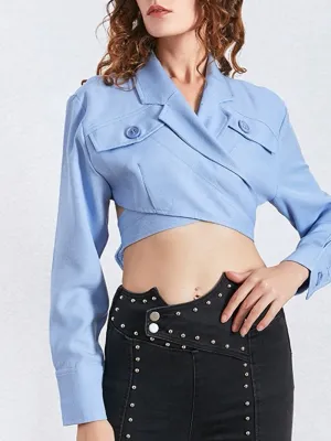 Cut Out Wrap Top