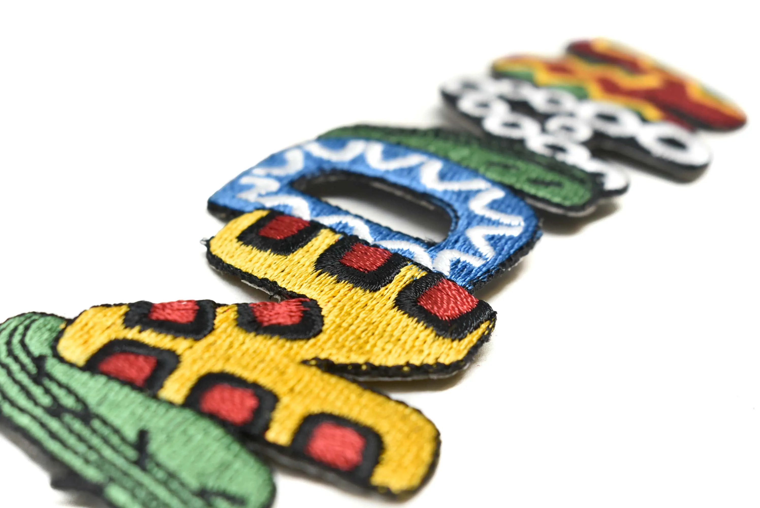 Embroidered "Indian" Iron-On Patch