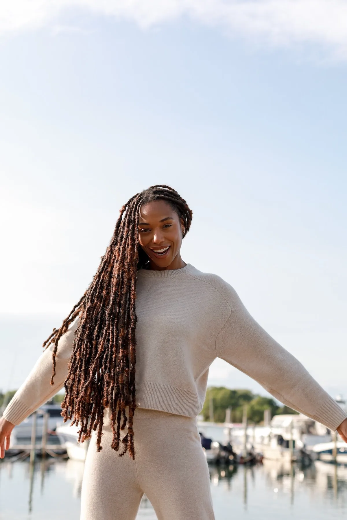 Erica Cashmere Boxy Crew