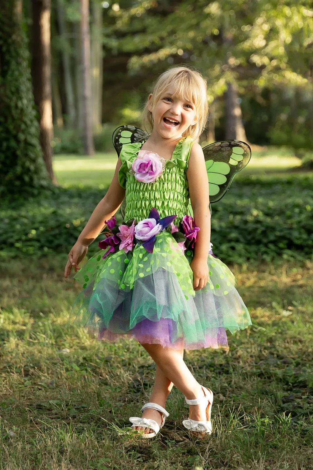 Fairy Bloom Deluxe Dress with Wings Size 3-4