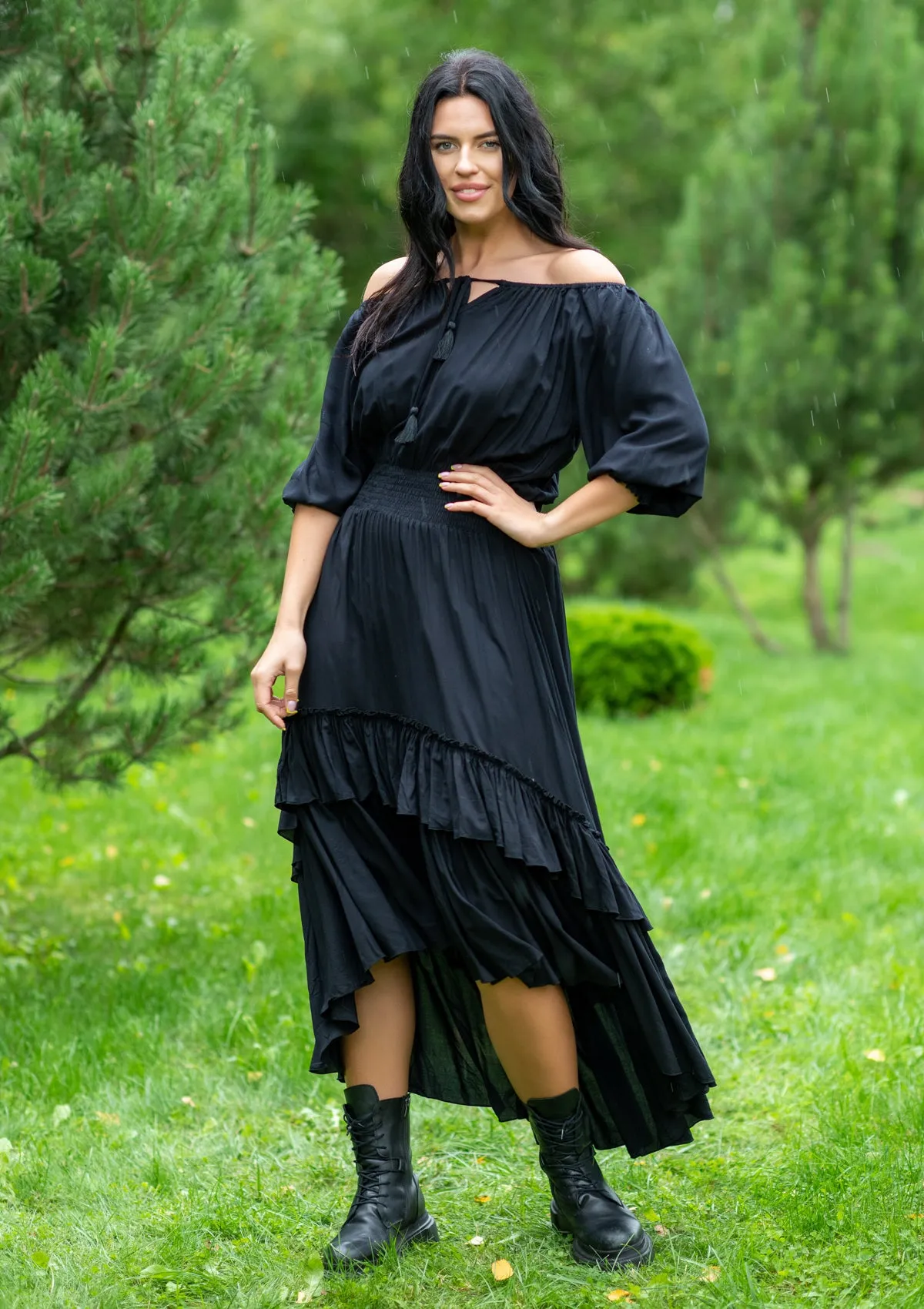 Flaminga Black Dress