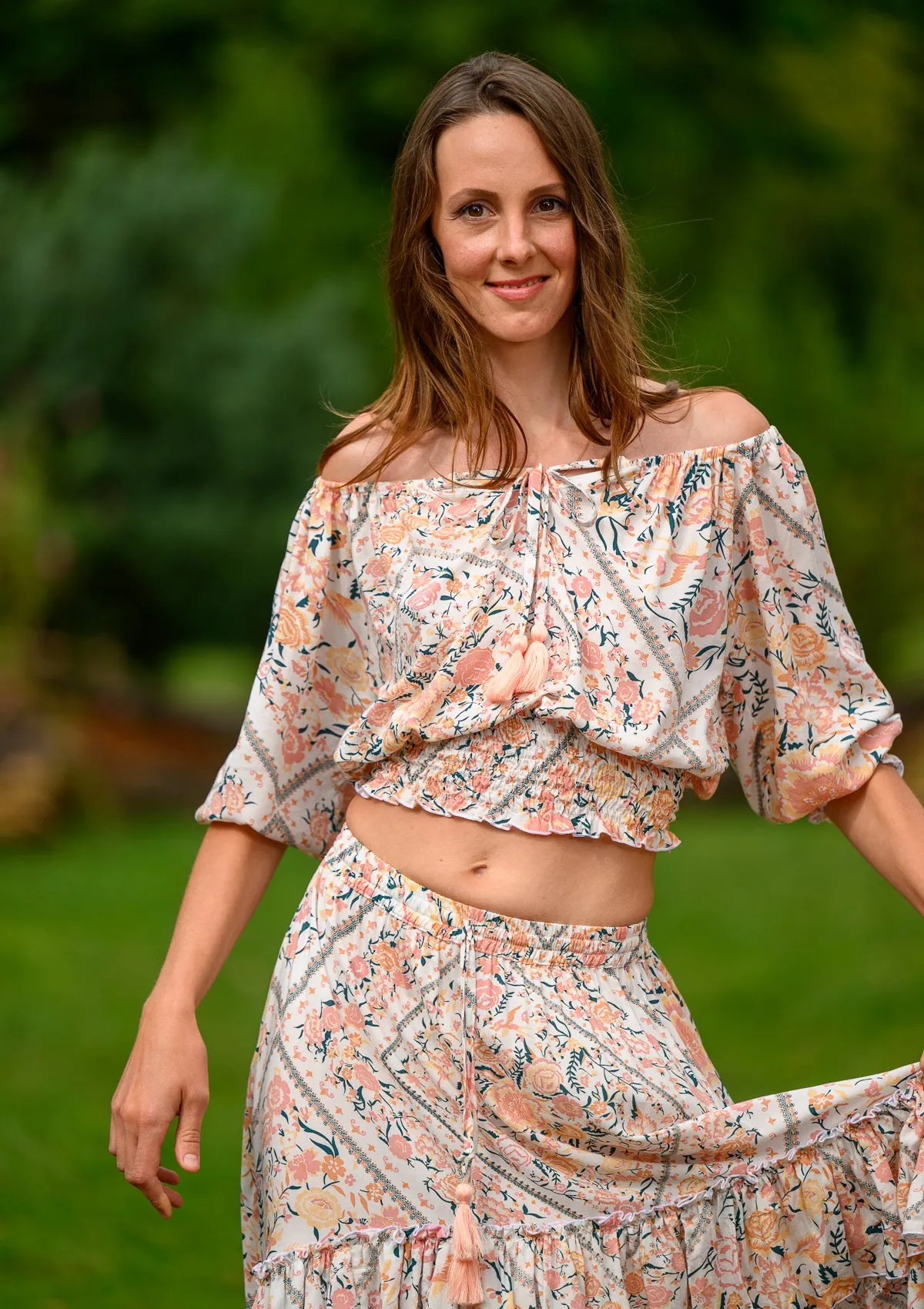 Flaminga Sky Roses White Set