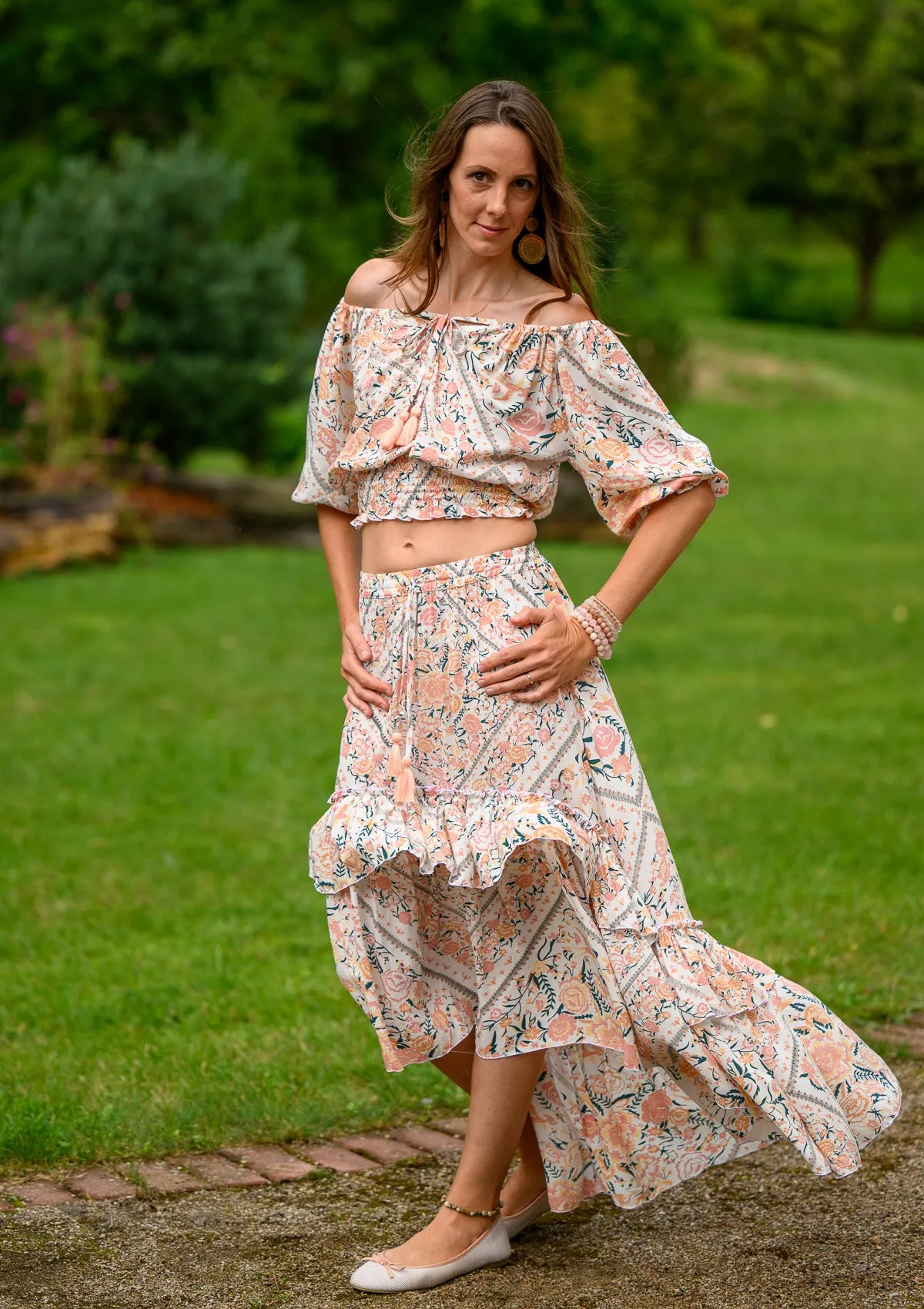 Flaminga Sky Roses White Set