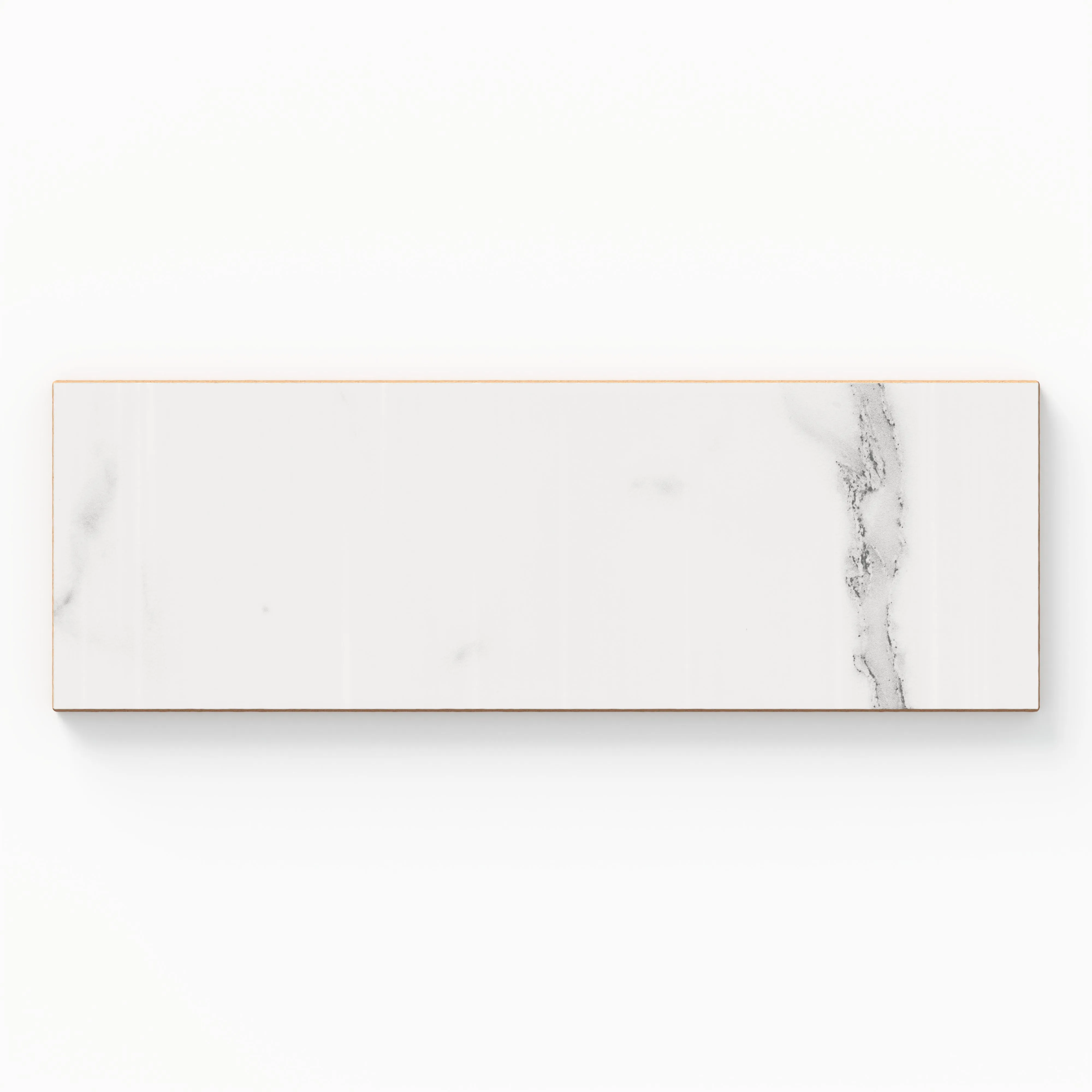 Julianna 4x12 Glossy Ceramic Tile in Carrara Sample