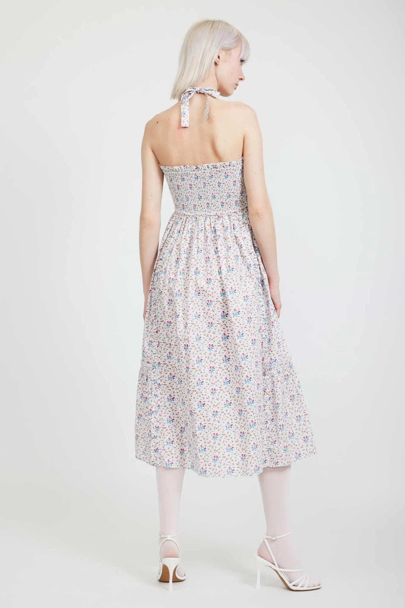Laura Ashley x BATSHEVA Gwen Dress in Duxford Pines