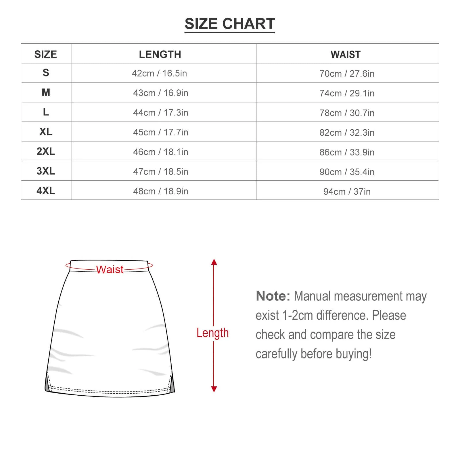 Let's Cruise Athletic A-Line Skirt With Pocket Solid Shorts