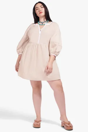 MINI DEMI DRESS | BISCOTTI WHITE ES