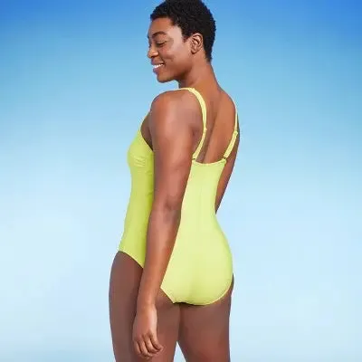 New - Kona Sol Women's U-Wire Medium Coverage One Piece Swimsuit