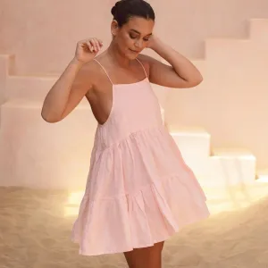Nikko Dress - Pale Pink