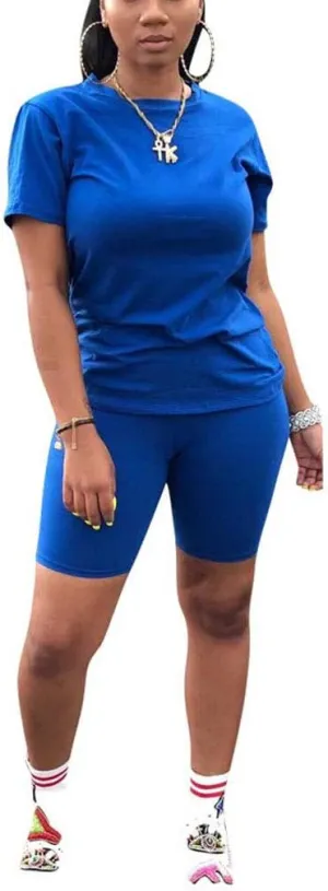 Nimsruc Two Piece Outfits For Women Summer Sweatsuits