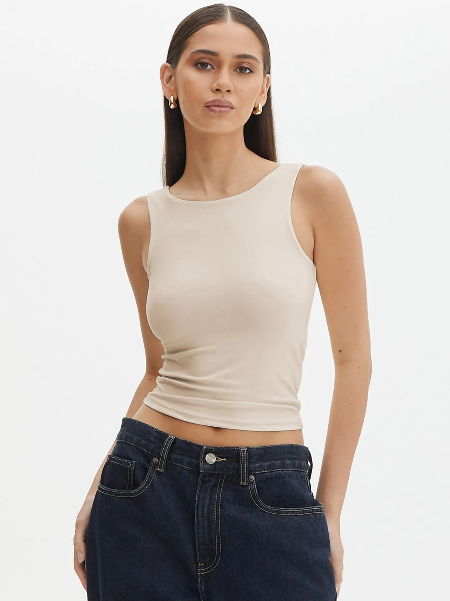 Open Back Sexy Cami Top