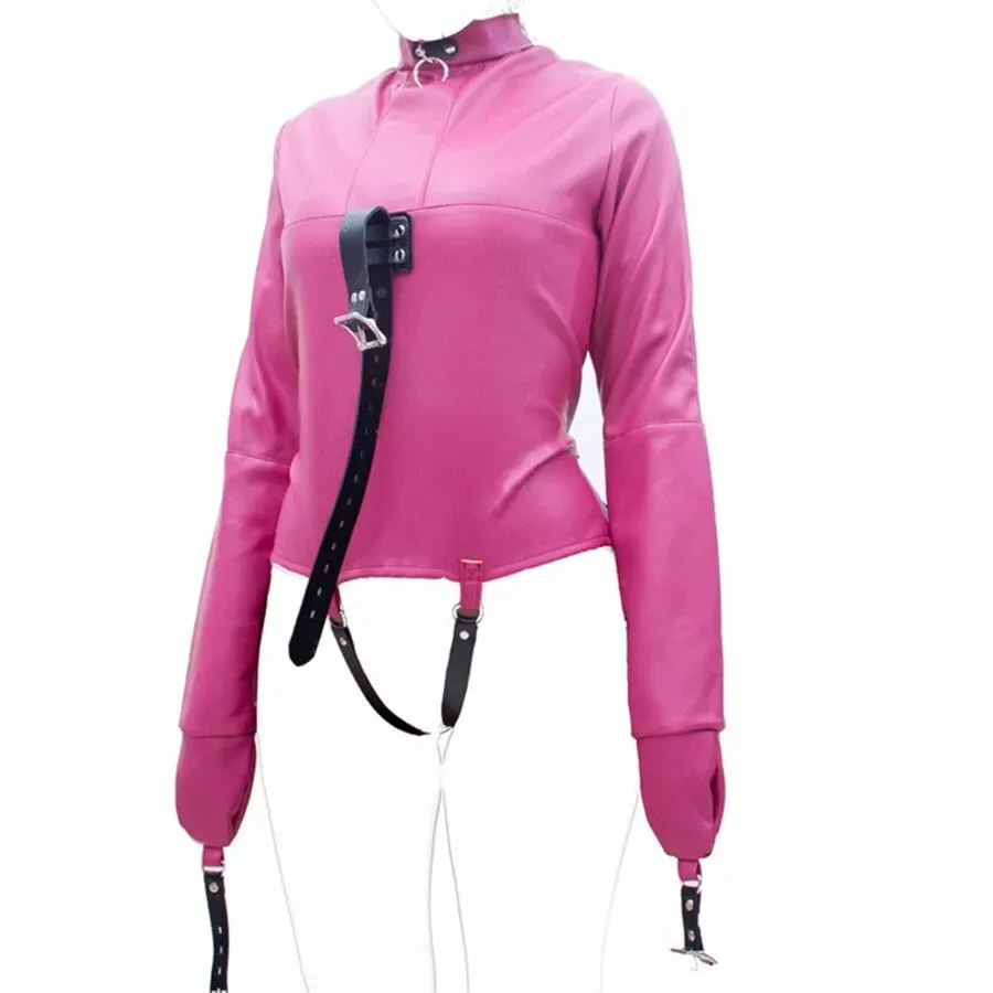 Plus Size Leather Straitjacket for Bondage