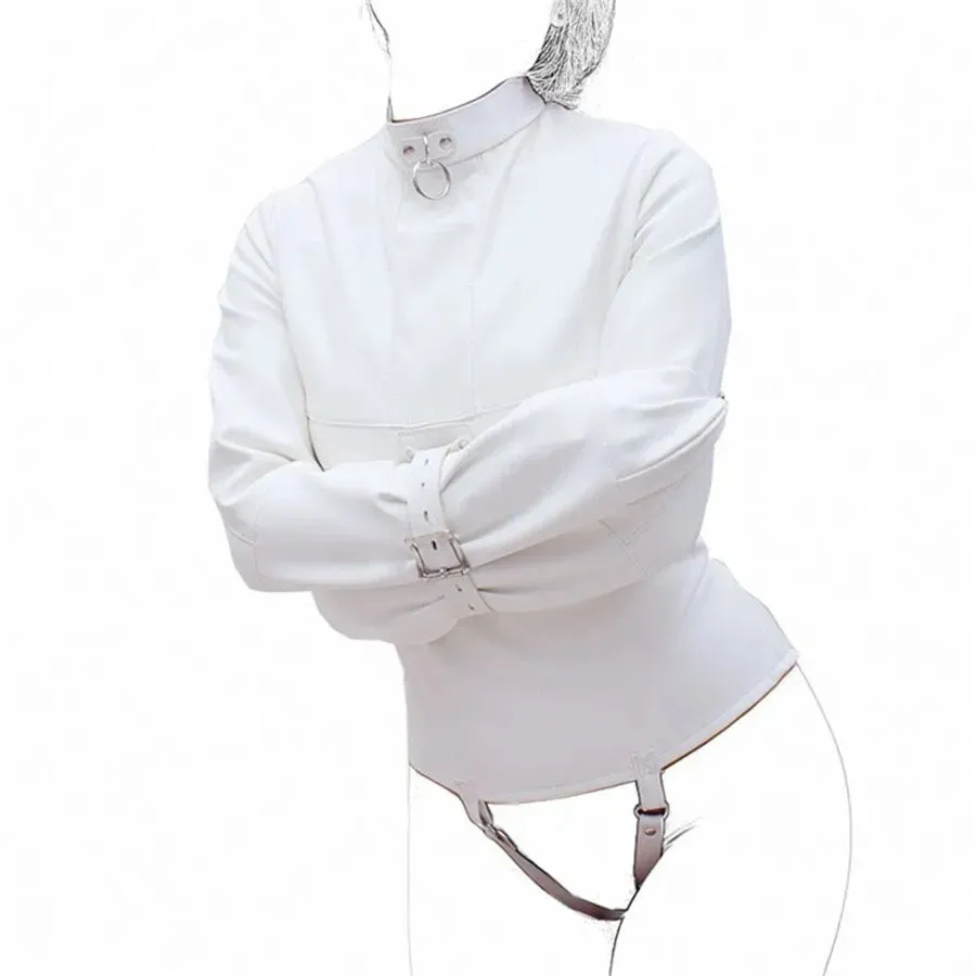 Plus Size Leather Straitjacket for Bondage