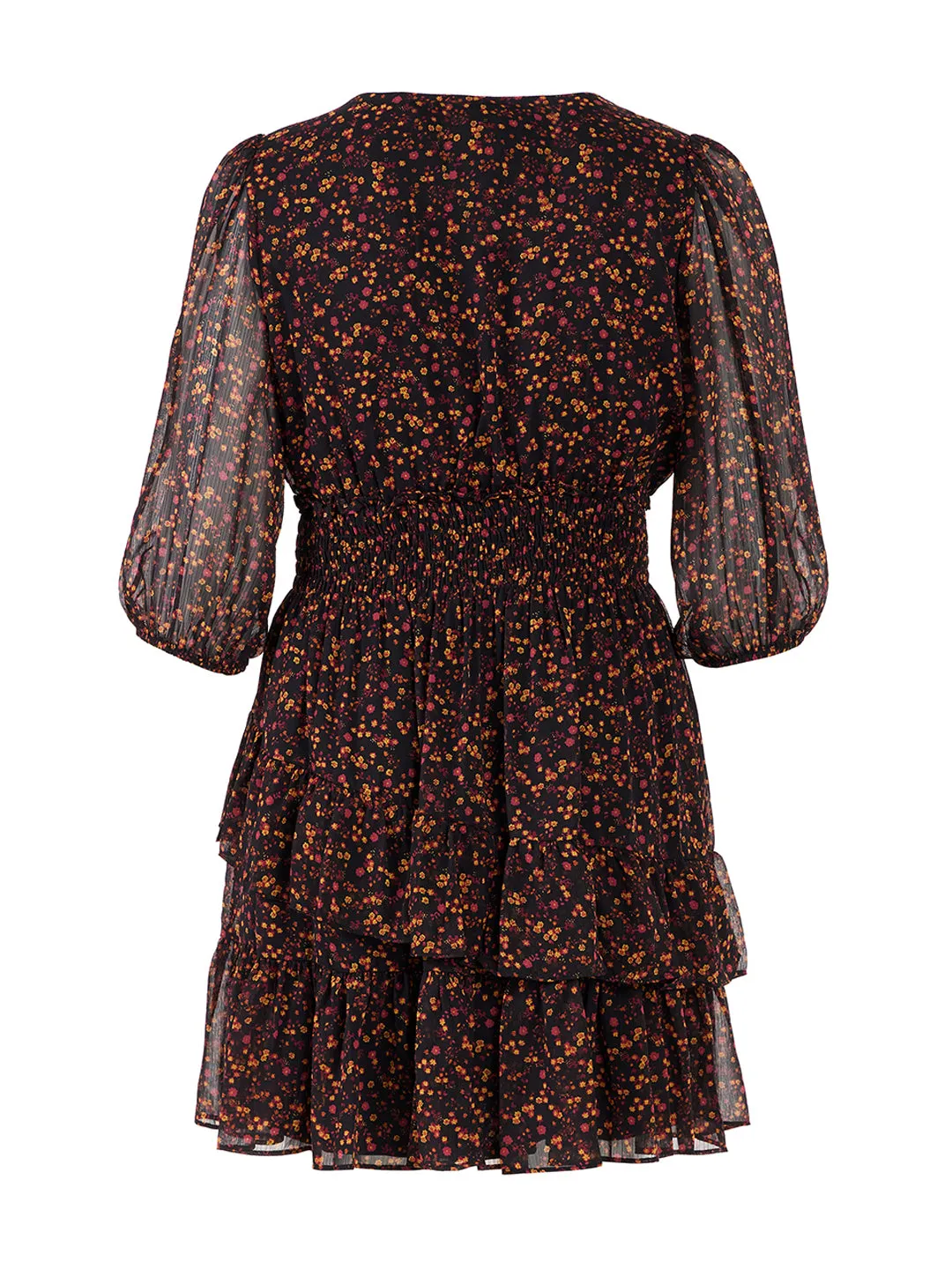 Printed Chiffon Dress