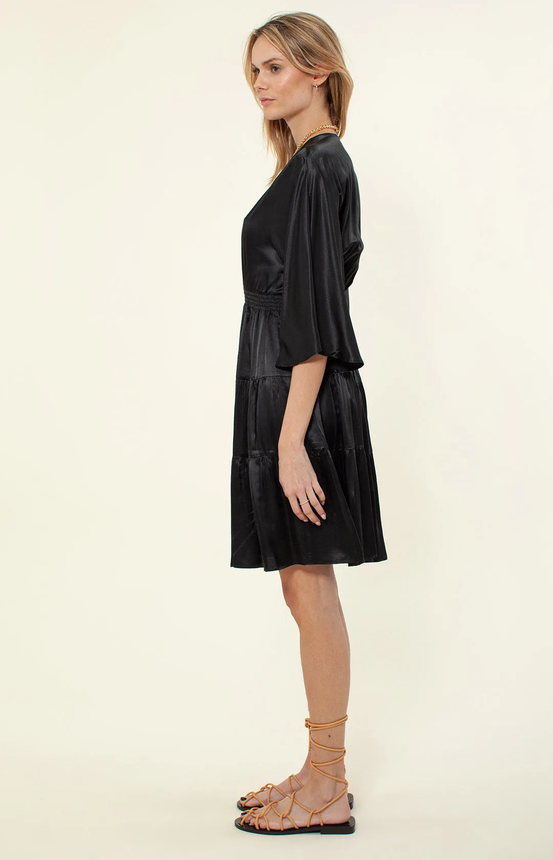 Quincy Solid Silk Dress