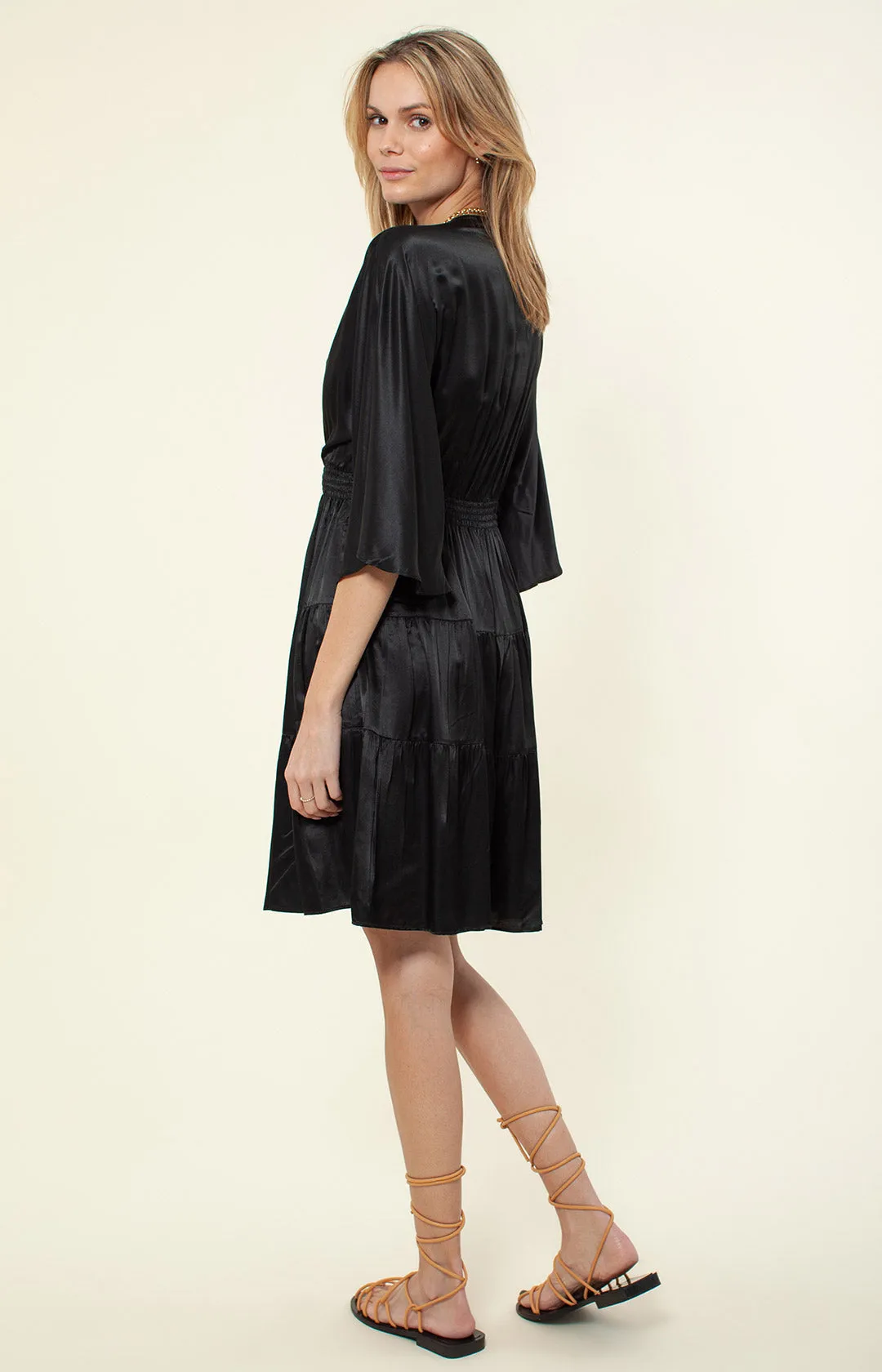 Quincy Solid Silk Dress