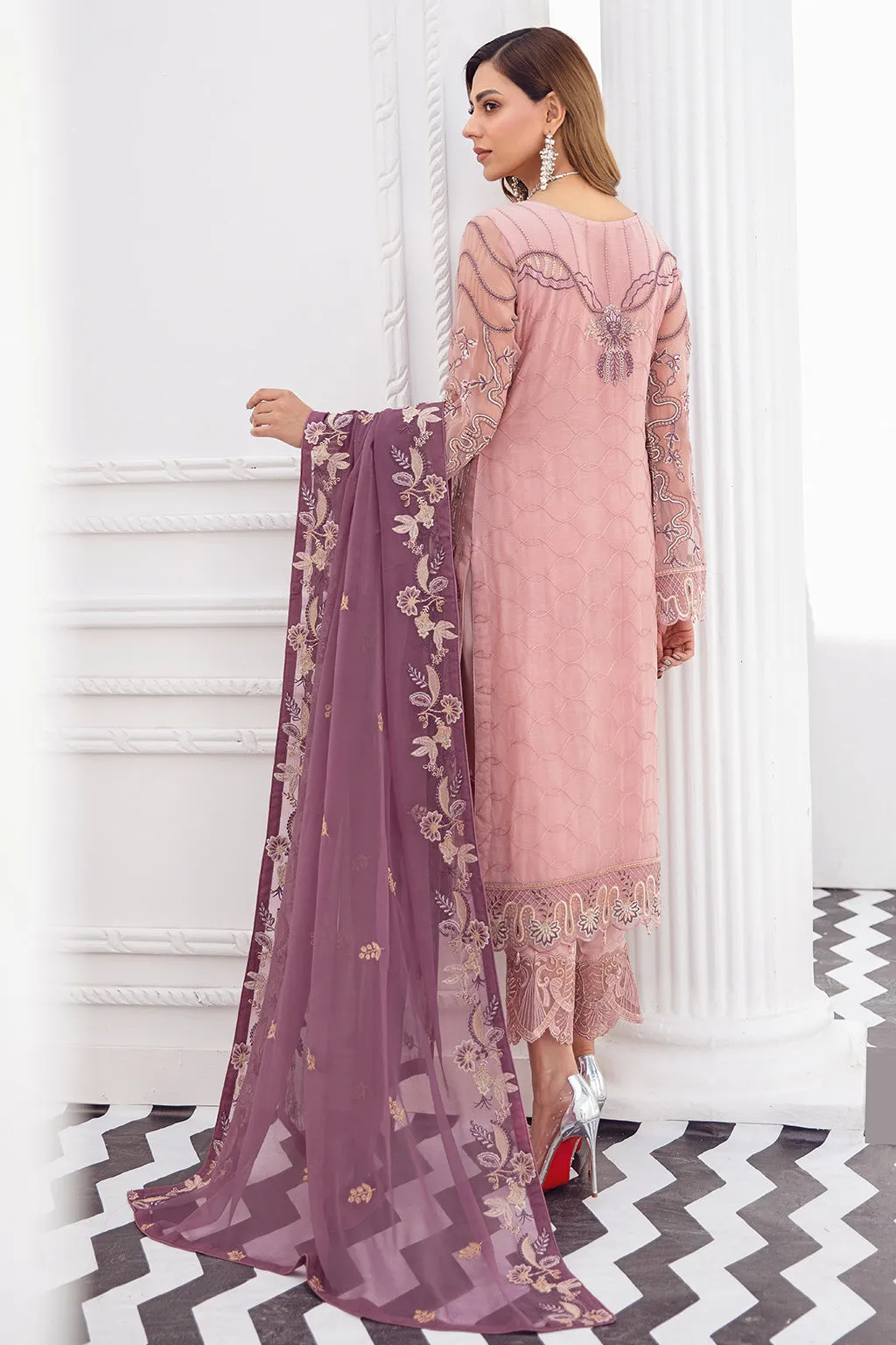 Ramsha Rangoon Chiffon Collection Vol-8 – D-803