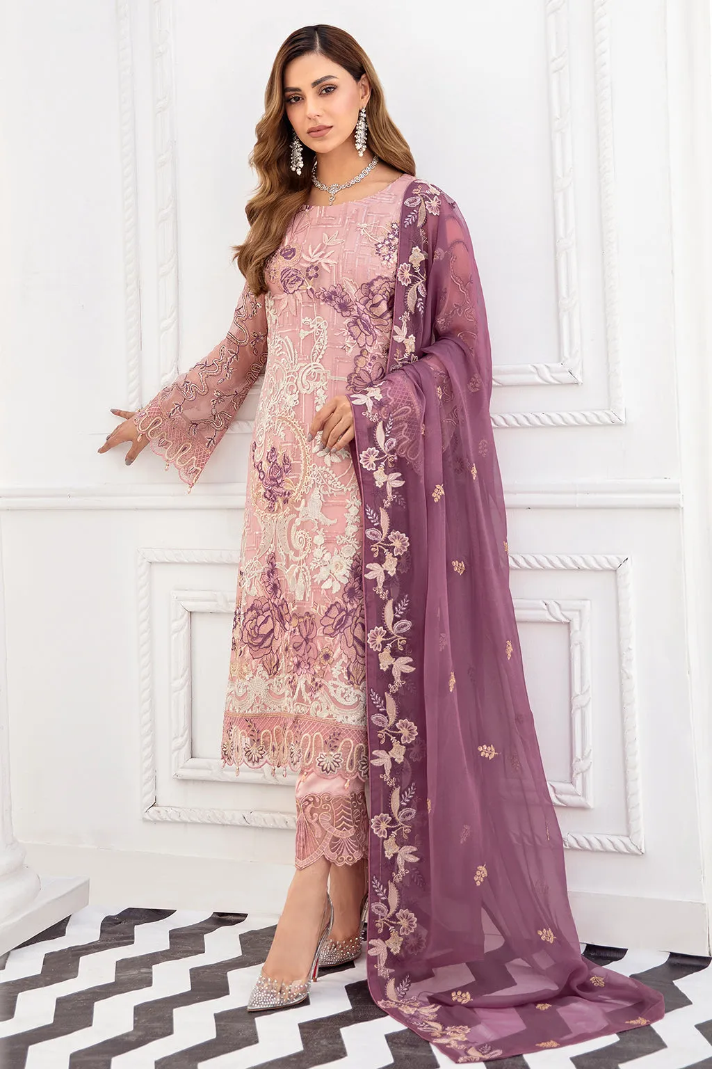 Ramsha Rangoon Chiffon Collection Vol-8 – D-803