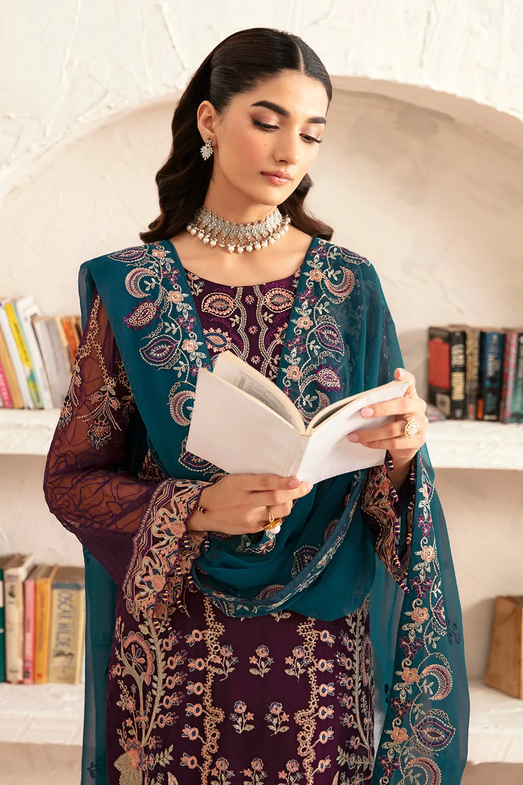 Ramsha Rangoon Chiffon Formals – D-1211