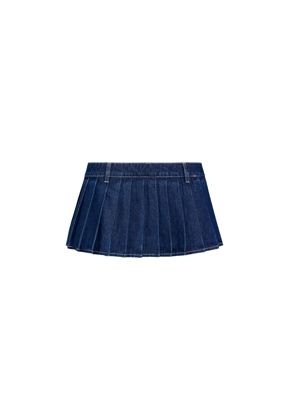 RIDER MINI SKORT - BLUE DENIM