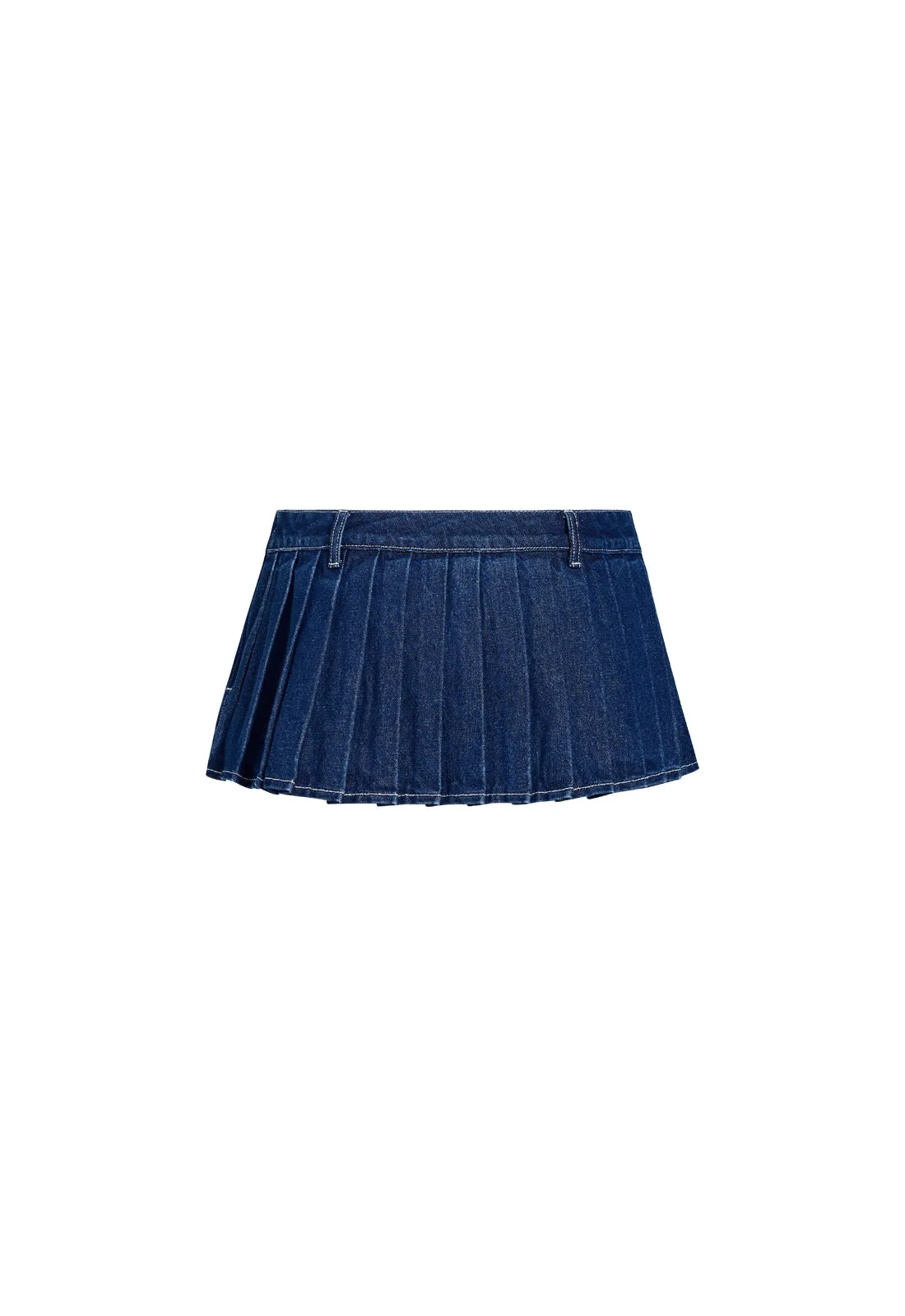 RIDER MINI SKORT - BLUE DENIM