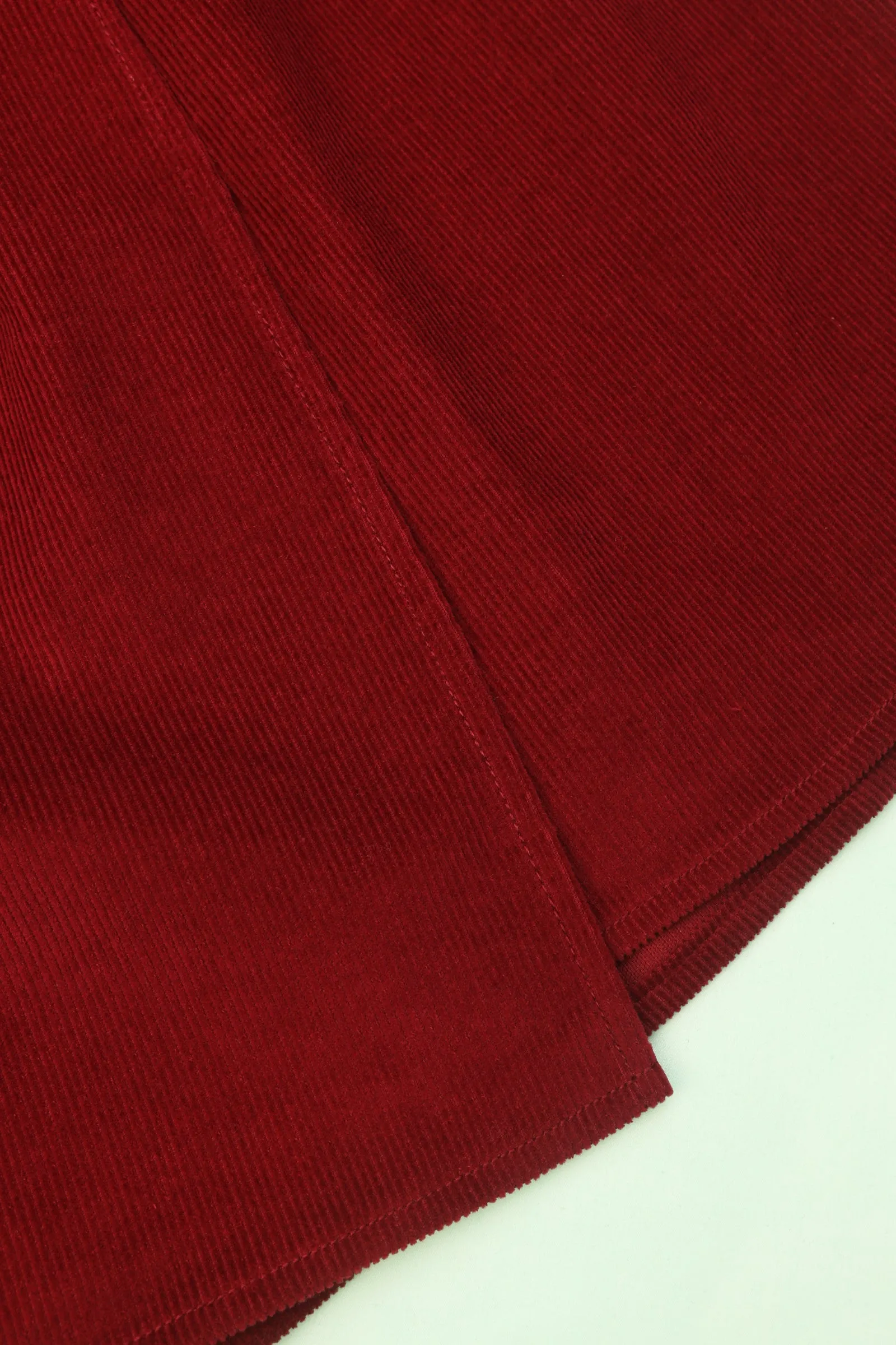 Ross Skirt Burgundy Corduroy
