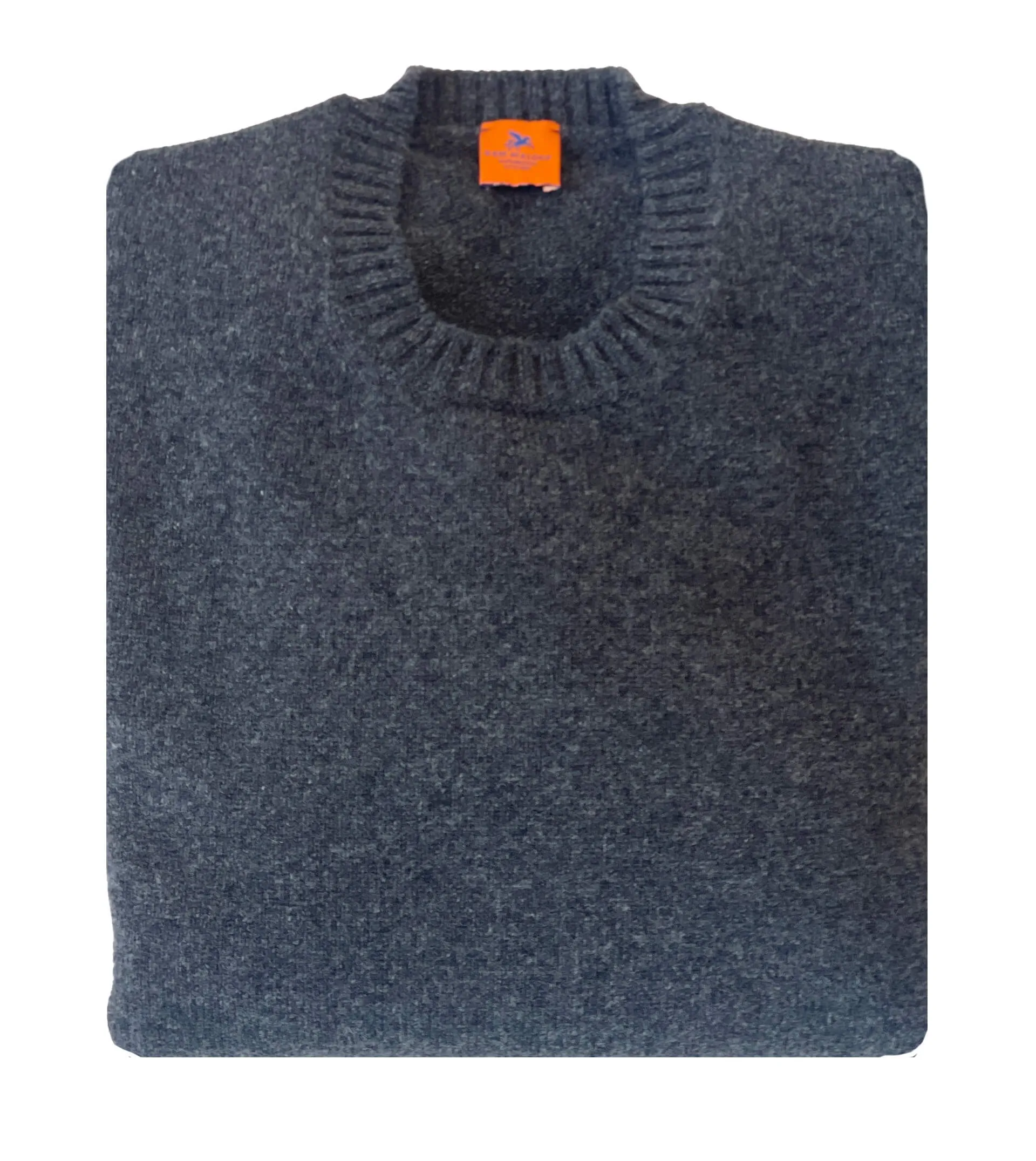 SAM MALOUF ORANGE LABEL Cashmere Crewneck Sweater