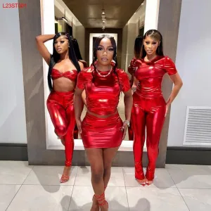 Sexy Club Skirt and Top Set-Culture Heaven Special