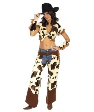 Sexy Cowgirl Chaps & Top Costume