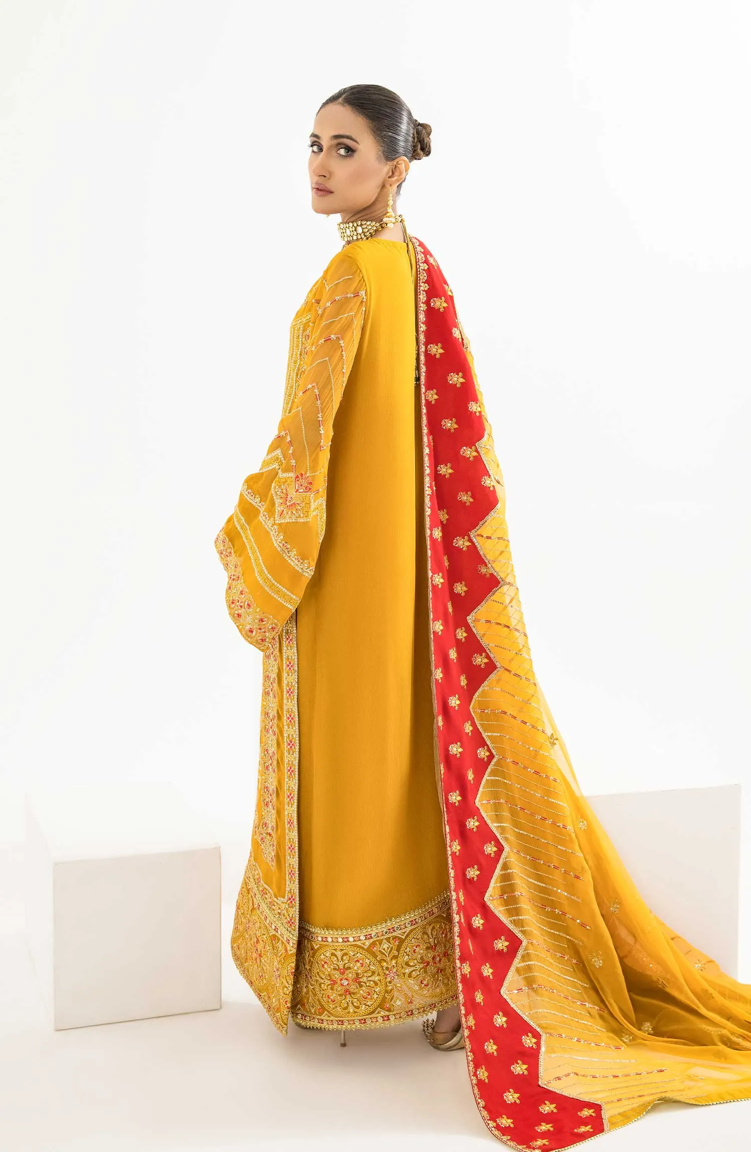 Shamrock by Maryum N Maria - Noor e Nazar Formal Chiffon Collection – Atish (SFD-0087)