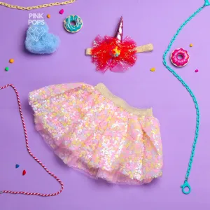 Shimmering Princess Hair Band & Skirt