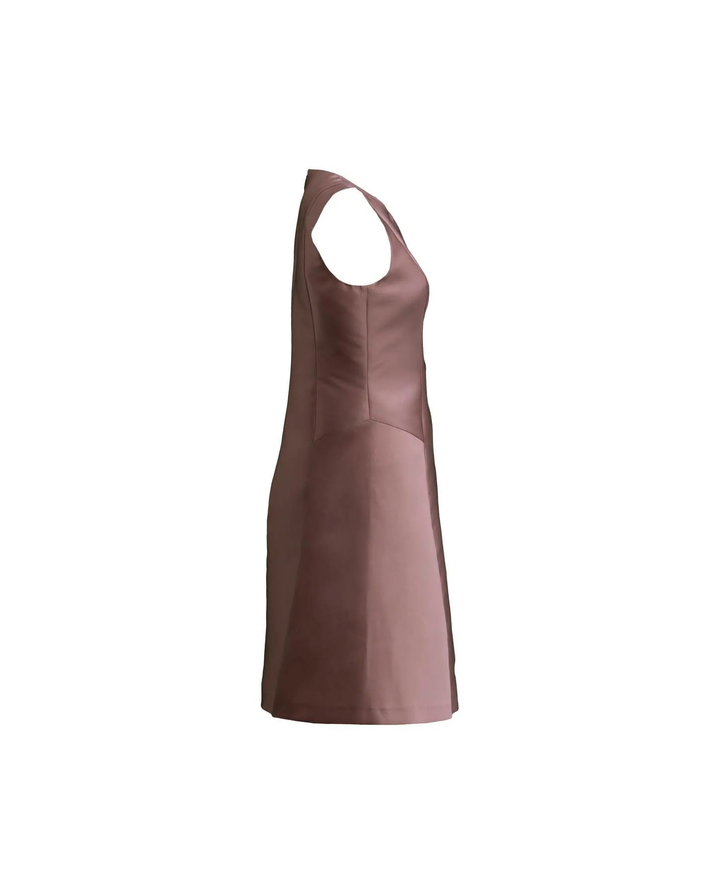 Shiny Silk Sheath Dress
