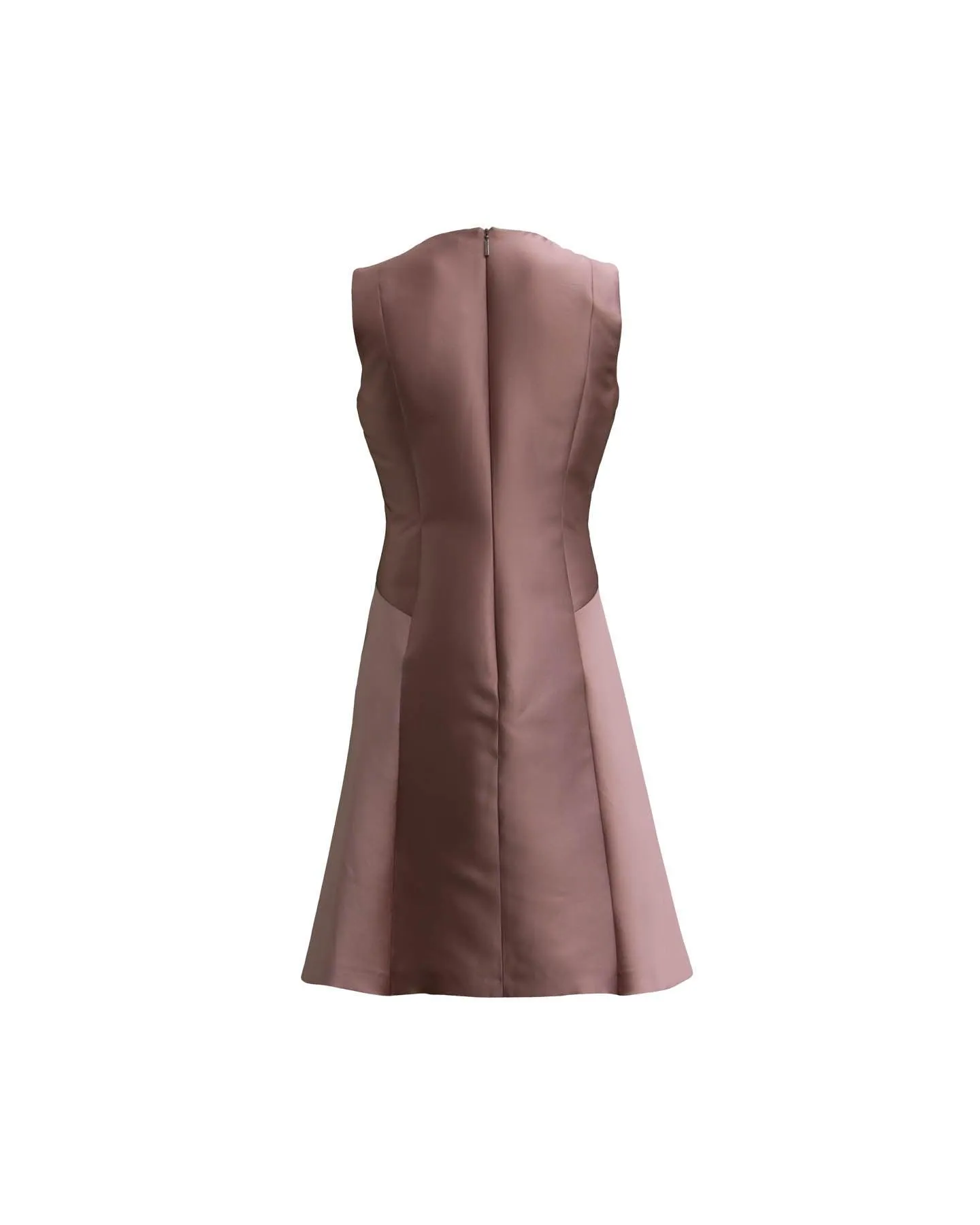 Shiny Silk Sheath Dress