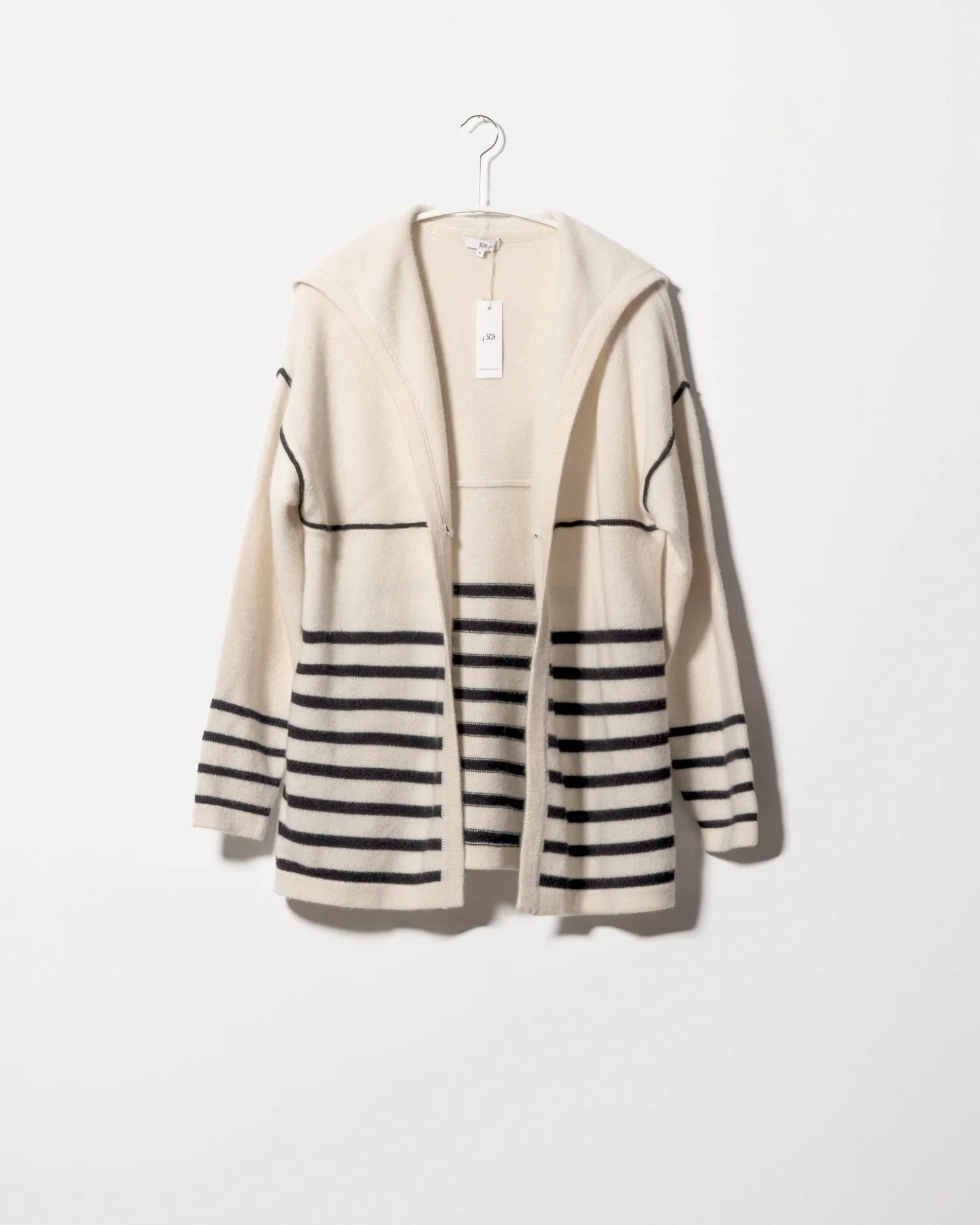 SOH Sander Hooded Cardigan Bone
