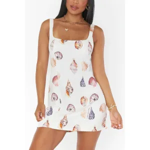 Spring Summer Strap Printing Dress Casual Holiday Women Clothing Dress