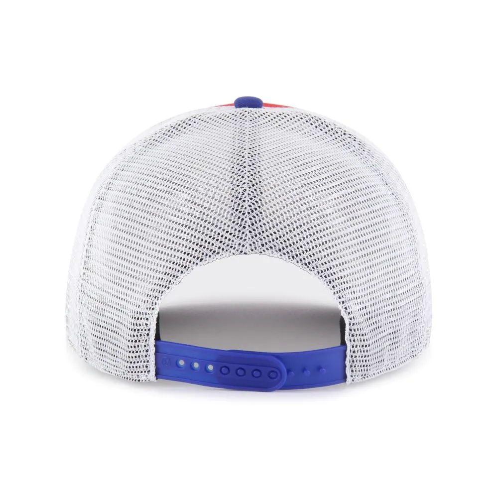ST. LOUIS BLUES '47 TRUMPET DOUBLEHEADER MESH SNAPBACK - MULTI