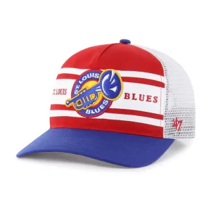 ST. LOUIS BLUES '47 TRUMPET DOUBLEHEADER MESH SNAPBACK - MULTI