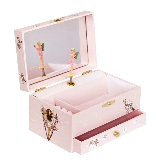 Trousselier Photoluminescent Musical Jewelry Box Fairy Cherry - Flower Fairies - Glow in dark